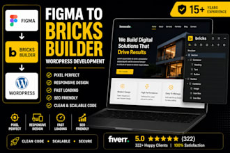 convert figma to bricks builder wordpress website