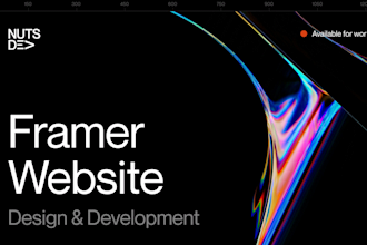 design and build a professional framer website