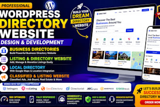 create a functional wordpress business directory website