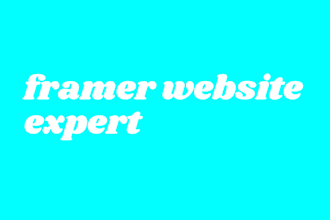 design your ecommerce website with framer
