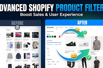 set up german shopify product filters metafields custom collection page filters