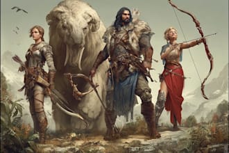 design a character or an illustration