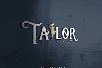 create modern and minimal tailor logo design in 12 hrs