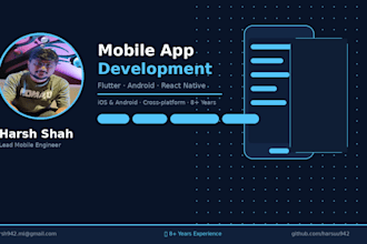 build a react native app for ios and android
