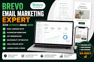 setup brevo email marketing, newsletter templates, email campaigns and automaton