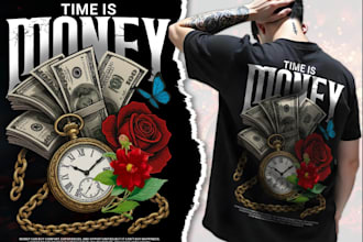 design custom streetwear shirt designs for merch and brands