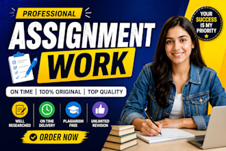 provide assignment writing support , research and case study