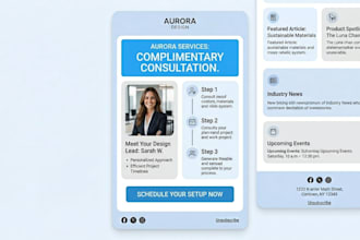 design professional email templates, newsletters and email marketing campaigns