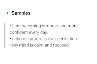 write daily positive affirmations for you