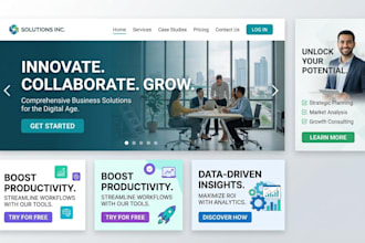 design professional web banners, website sliders and display ads