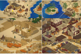 create isometric pixel art tileset top down pixel art tile map game environments
