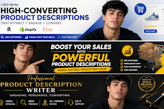 write product descriptions for ecommerce stores