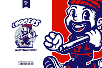 design a powerful tradesman logo with custom concepts