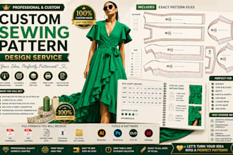 be your sewing pattern maker for grading and tech packs