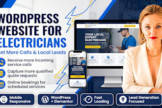 create an electrician website that generates more local leads