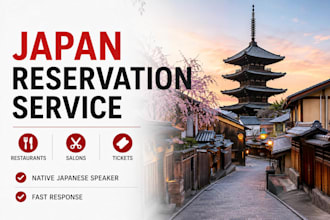 help travelers make reservations in japan