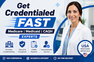 do provider credentialing, caqh medicare enrollment USA