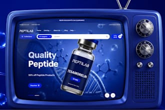 build peptide website fda compliant peptide wordpress website biotech website