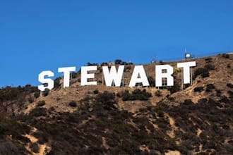 write your name on the hollywood hills