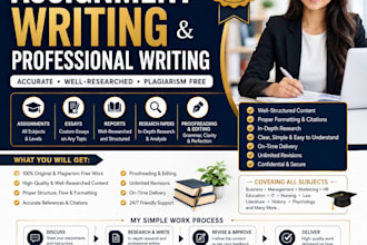 provide assignment writing and proofreading