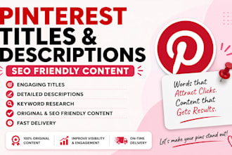 write pinterest titles and descriptions for your pins