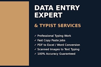 do fastest data entry and copy paste typing work
