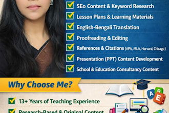 write educational articles blogs and academic content