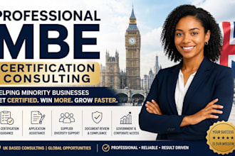 provide professional mbe certification consulting
