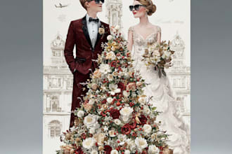 create a custom christmas card