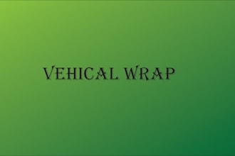 design a professional wrap for your van, bus, truck, etc