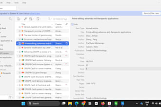 organise your scientific literature library