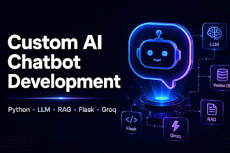 build a custom ai chatbot using python and llm