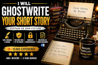 ghostwrite your short story