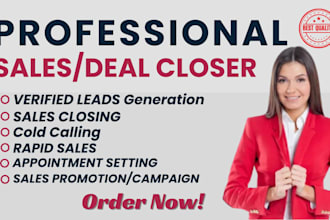 sales development representative sales closer salesperson b2b deal closer