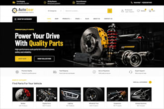 build wordpress woocommerce store for car, bike, automotive and electronics