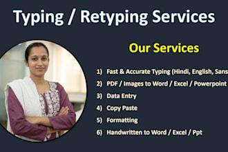 flawlessly digitize your handwritten notes or do data typing