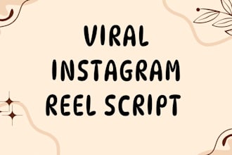 create viral instagram reel scripts and captions