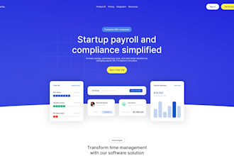 build a responsive landing page