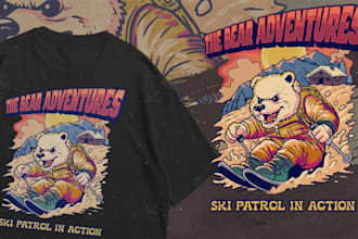 do t shirt illustrations for tshirt design or hoodie designs