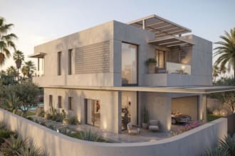 modeling and render your exterior design