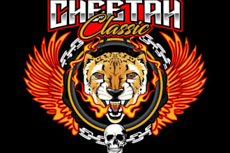design gorgeous cheetah logo with free unlimited revisions