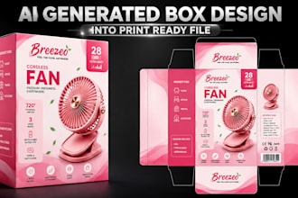 convert ai generated packaging design into print ready file