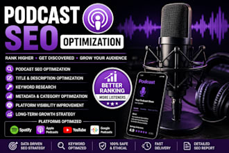 optimize your podcast SEO for spotify apple podcasts and youtube