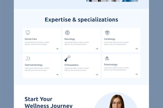 design doctor website, healthcare website, medical website