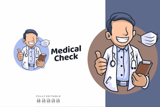 professional clinic and hospital logo design with a modern look