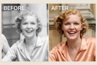 premium photo enhancement and restoration