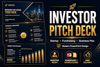 design startup pitch deck investor deck business plan fundraising ppt slides