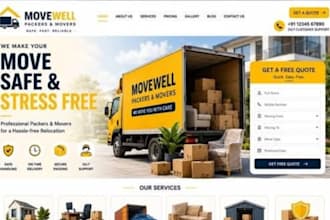 build squarespace senior move manager website relocation downsizing service site