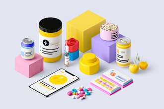 design infographics product listing images