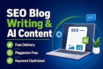 write SEO optimized blog posts and articles using ai